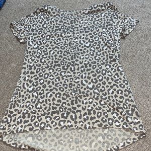 Cheetah print shirt
